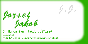 jozsef jakob business card